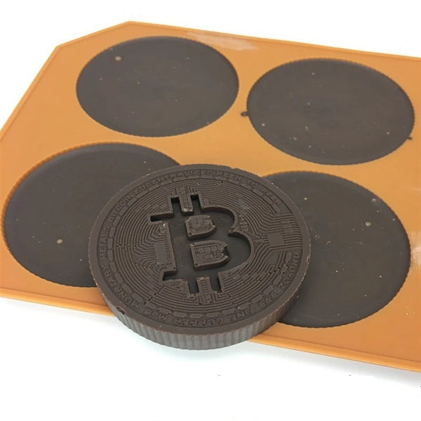 Bitcoin Silicone Chocolate Cookie Mold
