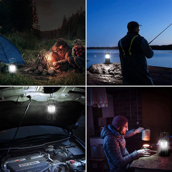 Outdoor LED Camping Lantern Light With Hanging Hook
