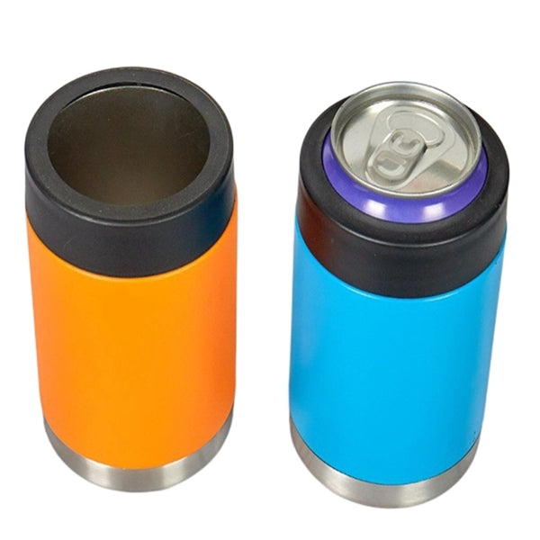 12/14 oz Double Wall Stainless Steel Insulated Can Cooler