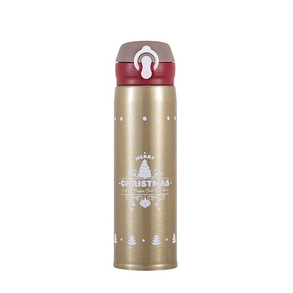 16.9 oz Christmas Bounce Stainless Steel Water Bottle