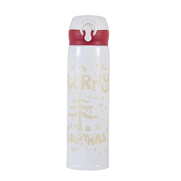 16.9 oz Christmas Bounce Stainless Steel Water Bottle