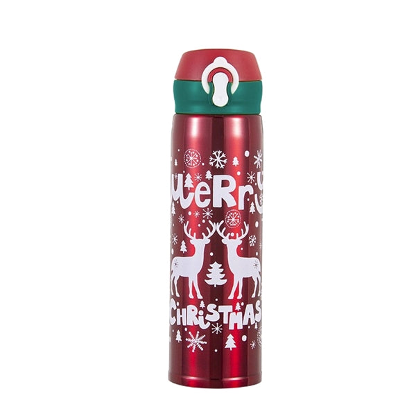 16.9 oz Christmas Bounce Stainless Steel Water Bottle