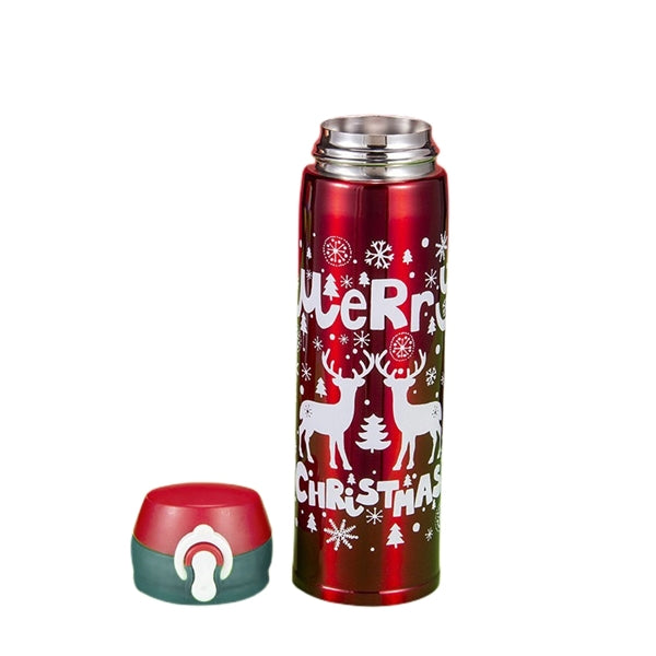 16.9 oz Christmas Bounce Stainless Steel Water Bottle