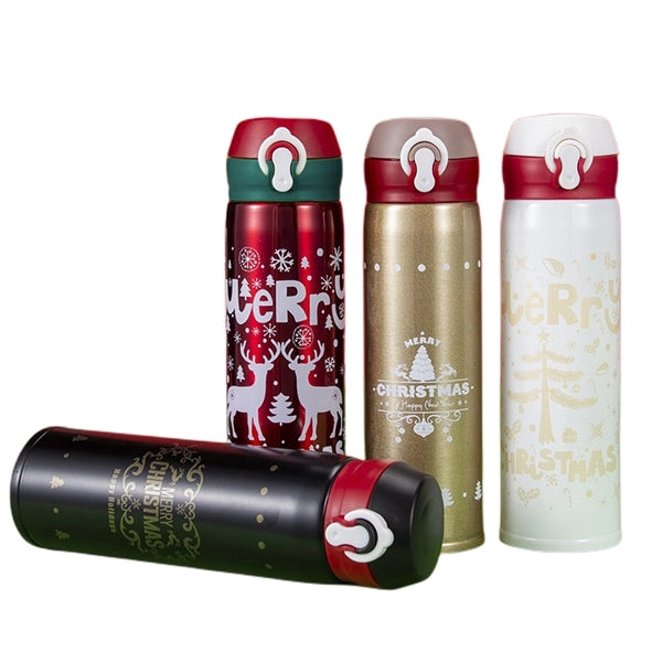 16.9 oz Christmas Bounce Stainless Steel Water Bottle