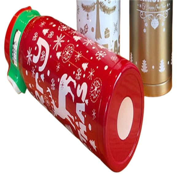 16.9 oz Christmas Bounce Stainless Steel Water Bottle