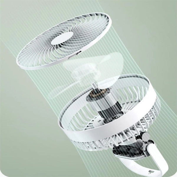Home Desktop Night Light Mini Fan