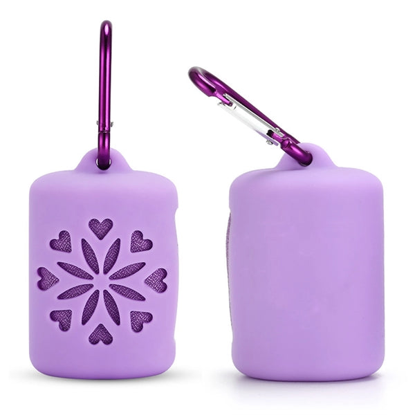 Sport Cooling Towel with Packing Silicone Bag and Hook