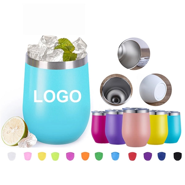 12OZ Stainless Steel Wine Tumblers