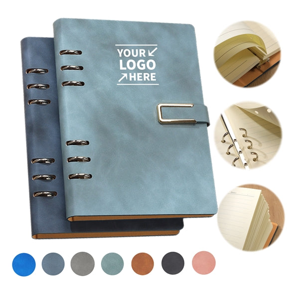 A5 Leather Ring-Bound Journal