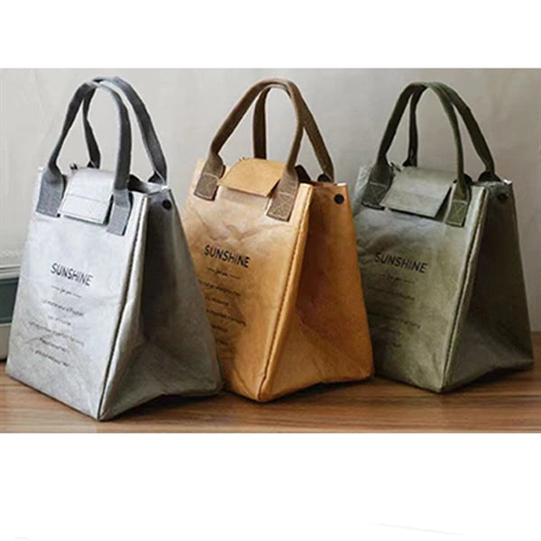 Tyvek Washable Insulated Lunch Bag