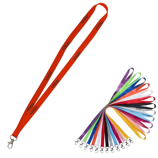 ID Badge Holder Lanyard With Metal Clasp
