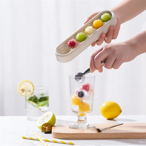 Easy Release Round Ice Cube Tray Ball Ice-Making Mold