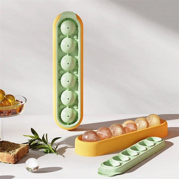 Easy Release Round Ice Cube Tray Ball Ice-Making Mold