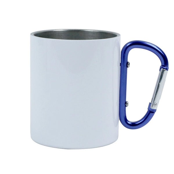 10 oz.Stainless Steel Cup With Carabiner Handle