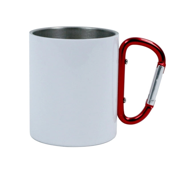 10 oz.Stainless Steel Cup With Carabiner Handle