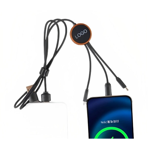 39 inch Eco-friendly LED Multifunction Type-C Charging Cable