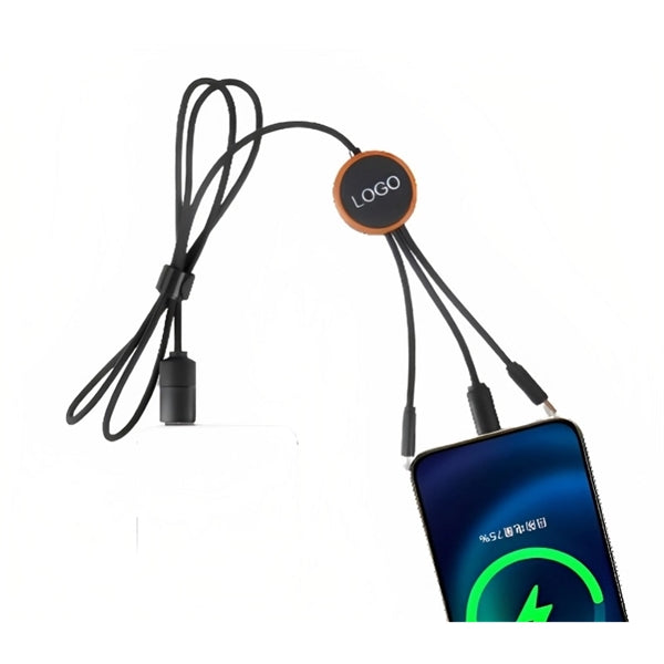 39 inch Eco-friendly LED Multifunction Type-C Charging Cable