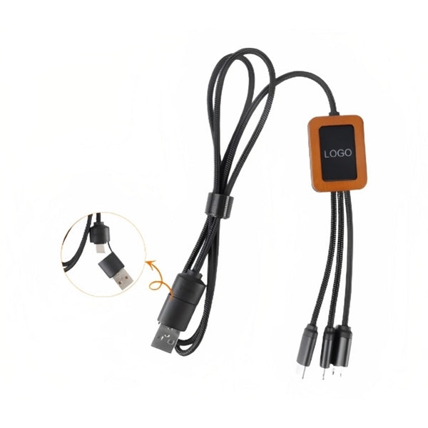 39 inch Eco-friendly LED Multifunction Type-C Charging Cable