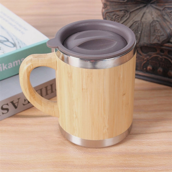 Wood Grain Mug With Handle