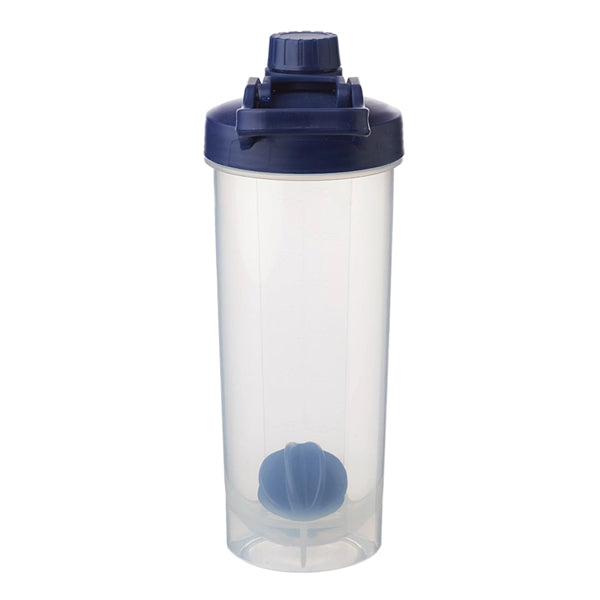24 Oz. Plastic Shaker Bottle W/ Mixer & Handle