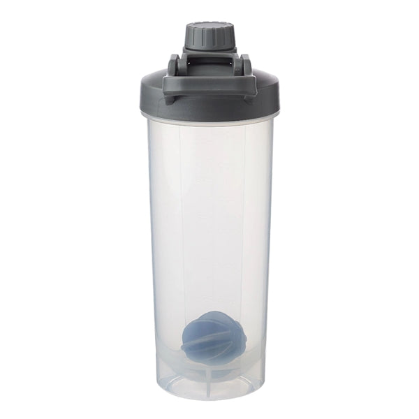 24 Oz. Plastic Shaker Bottle W/ Mixer & Handle