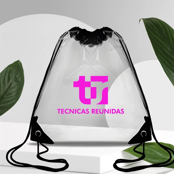 Neest Clear Drawstring Backpack