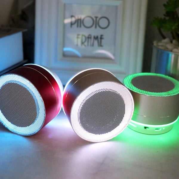 Portable Wireless Bluetooth Speakers With LED Light