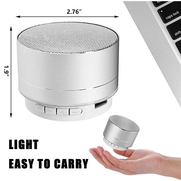 Portable Wireless Bluetooth Speakers With LED Light