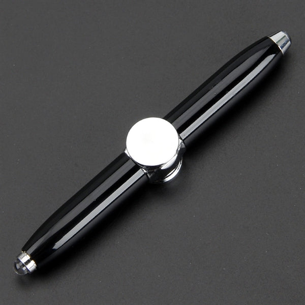 Metal Fidget Spinner Pen With LED