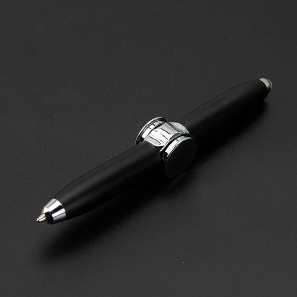 Metal Fidget Spinner Pen With LED