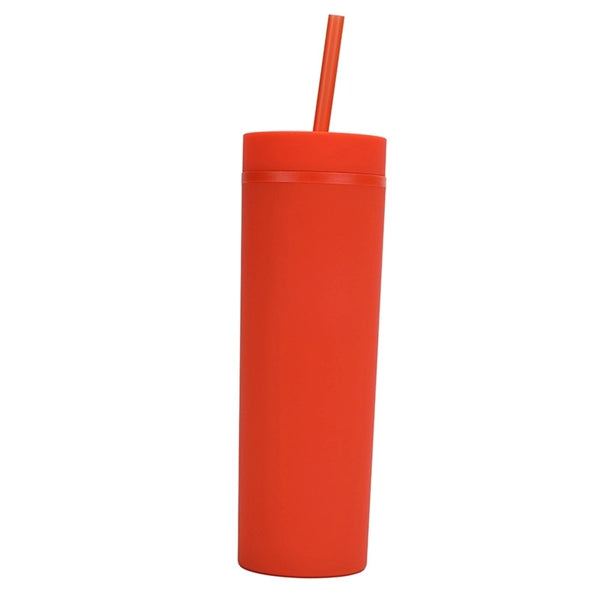 16oz Frosted Double Wall Plastic Tumblers