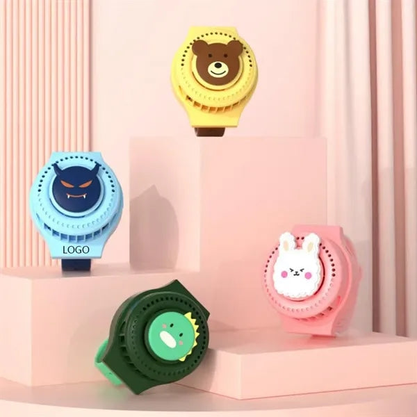 Student USB Charging Portable Watch Fan