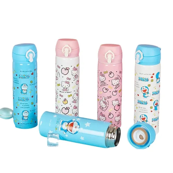 16.9 oz Hello Cartoon Kitty Stainless Steel Vacuum Bottle