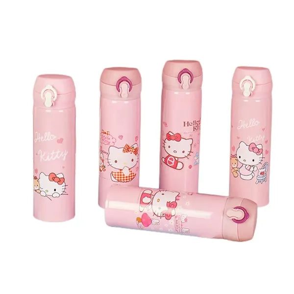 16.9 oz Hello Cartoon Kitty Stainless Steel Vacuum Bottle