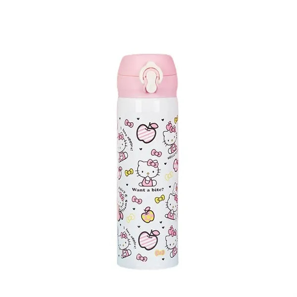 16.9 oz Hello Cartoon Kitty Stainless Steel Vacuum Bottle