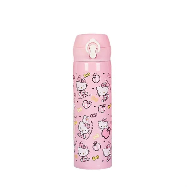 16.9 oz Hello Cartoon Kitty Stainless Steel Vacuum Bottle