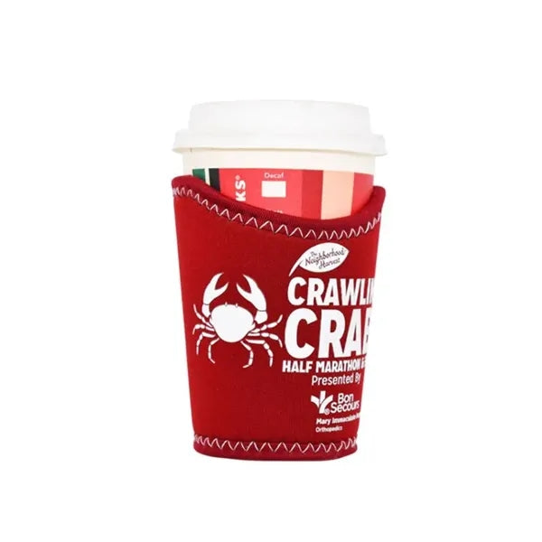 Coffee Cup Neoprene Can Cooler, 12oz.