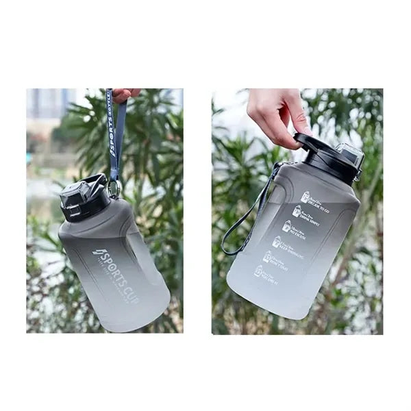 1.5L Motivational Water Bottle with Times To Drink