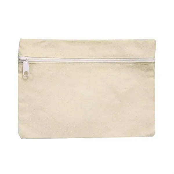 Canvas Zippered Organizer Bag Pouch