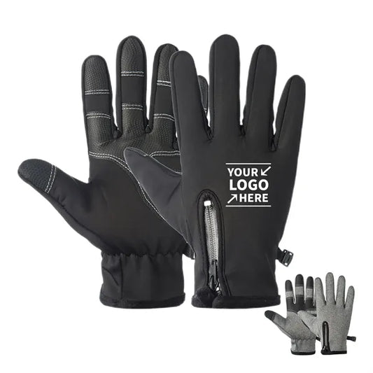 Thermal Winter Gloves with Zipper