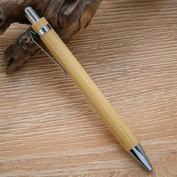 Bamboo Wooden Retractable Advertising Ballpoint Pen