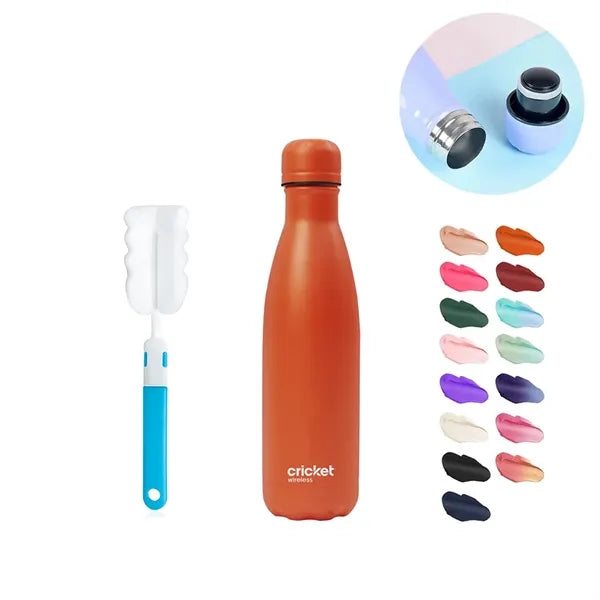 17 oz Double Wall Stainless Steel vacuum Insulated Travel Bo