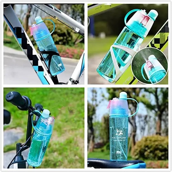 Drinking Sports Spray Water Bottle