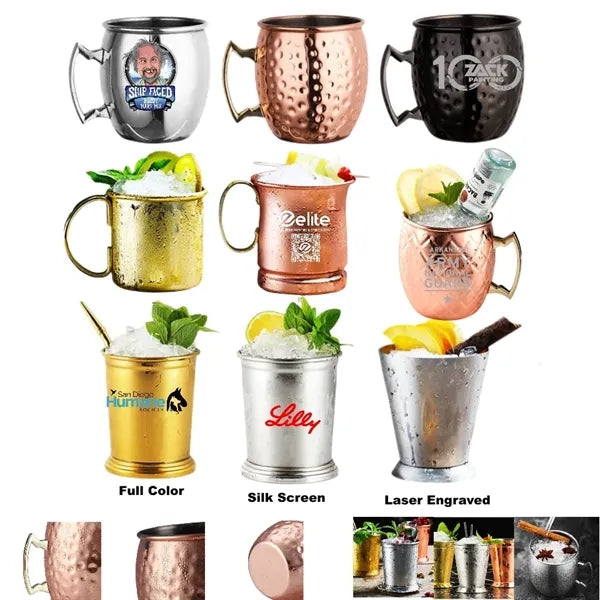 18 oz Stainless Steel Moscow Cocktail Mule Mug Coffee Cup