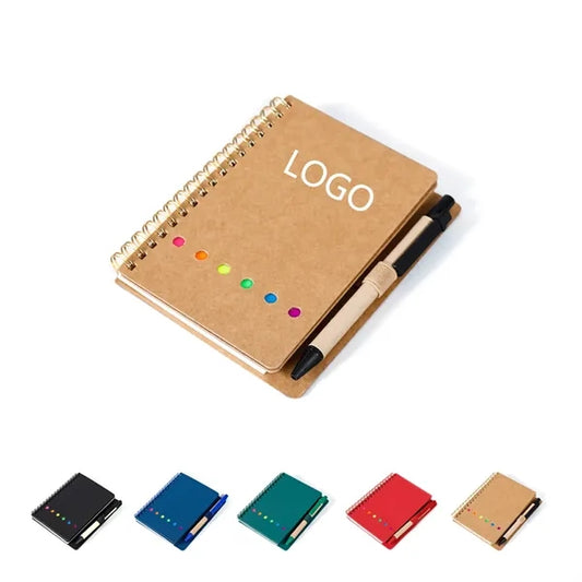 Business Notebook With Pen In Holder