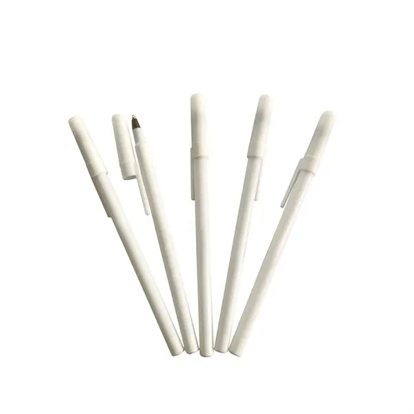 Classic Stick Pens With Colored Cap