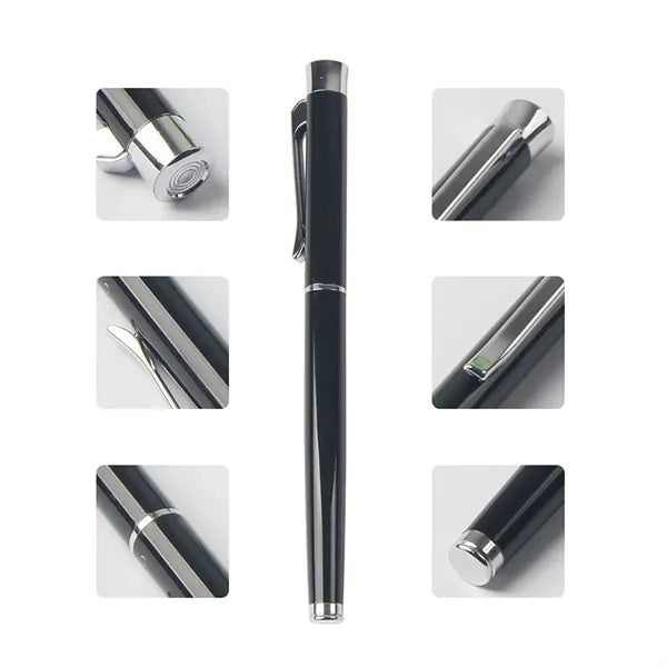 Solid Color Ballpoint Pen With Cap