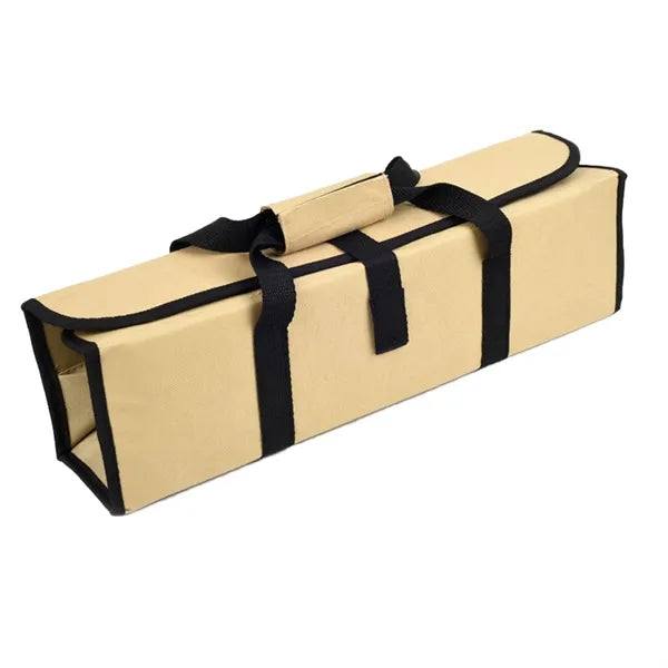 5 pcs Wood BBQ Tools Set With Bag