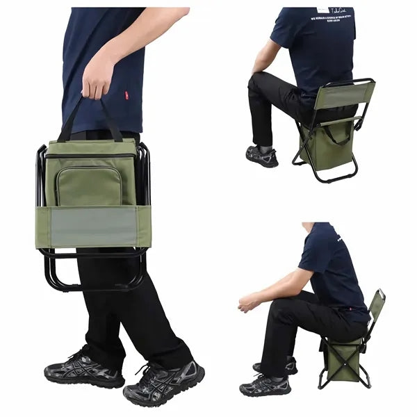 Fishing Chair with Cooler Bag