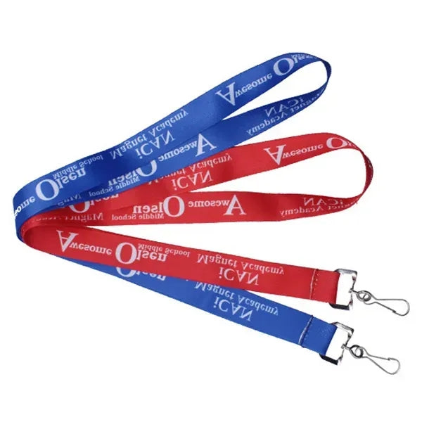 Flat Polyester Custom Sublimation Lanyards